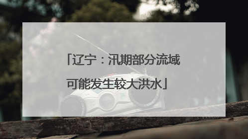 辽宁：汛期部分流域可能发生较大洪水