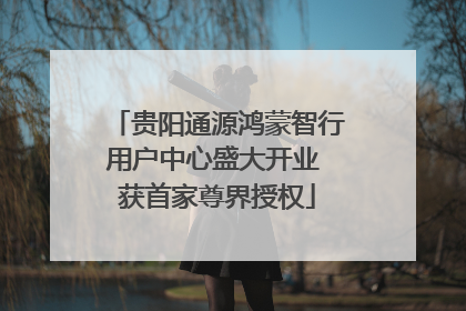 贵阳通源鸿蒙智行用户中心盛大开业 获首家尊界授权