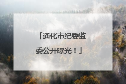 通化市纪委监委公开曝光！
