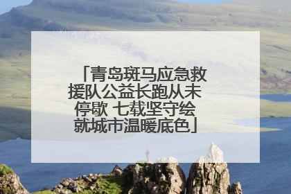 青岛斑马应急救援队公益长跑从未停歇 七载坚守绘就城市温暖底色