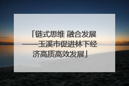 链式思维 融合发展——玉溪市促进林下经济高质高效发展