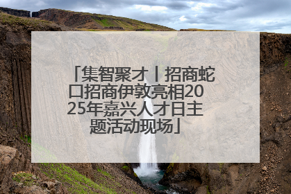 集智聚才丨招商蛇口招商伊敦亮相2025年嘉兴人才日主题活动现场