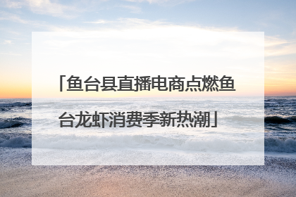 鱼台县直播电商点燃鱼台龙虾消费季新热潮