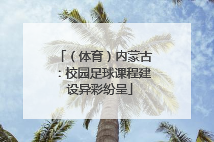 （体育）内蒙古：校园足球课程建设异彩纷呈