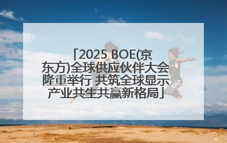 2025 BOE(京东方)全球供应伙伴大会隆重举行 共筑全球显示产业共生共赢新格局