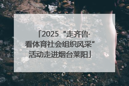 2025“走齐鲁·看体育社会组织风采”活动走进烟台莱阳