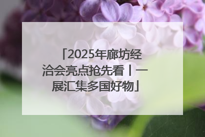 2025年廊坊经洽会亮点抢先看丨一展汇集多国好物