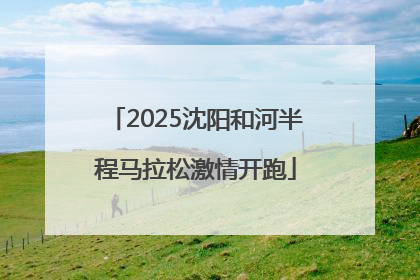 2025沈阳和河半程马拉松激情开跑