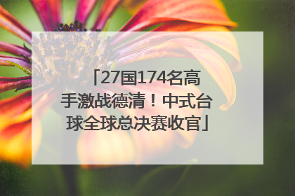 27国174名高手激战德清！中式台球全球总决赛收官