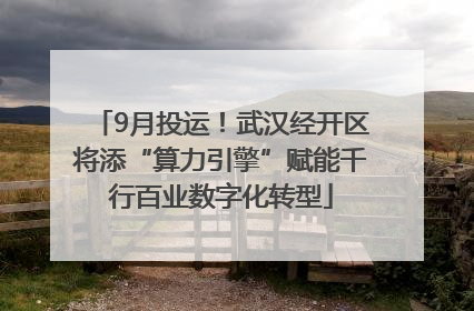 9月投运！武汉经开区将添“算力引擎”赋能千行百业数字化转型